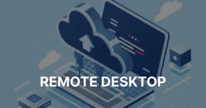 Remote desktop illustation