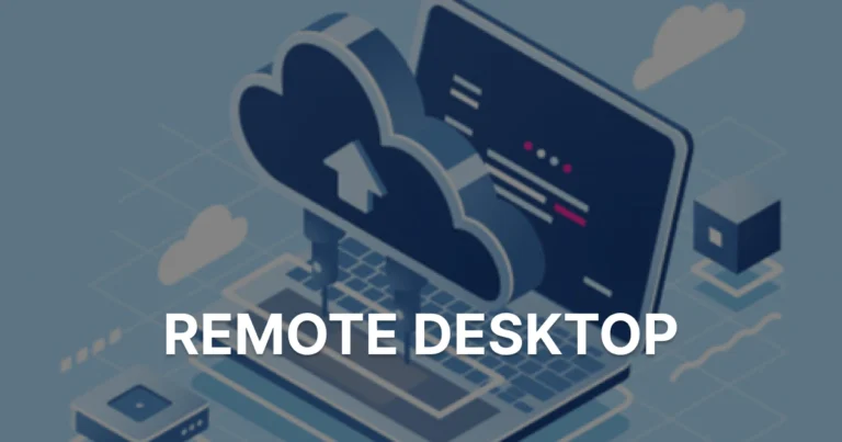 Remote desktop illustation